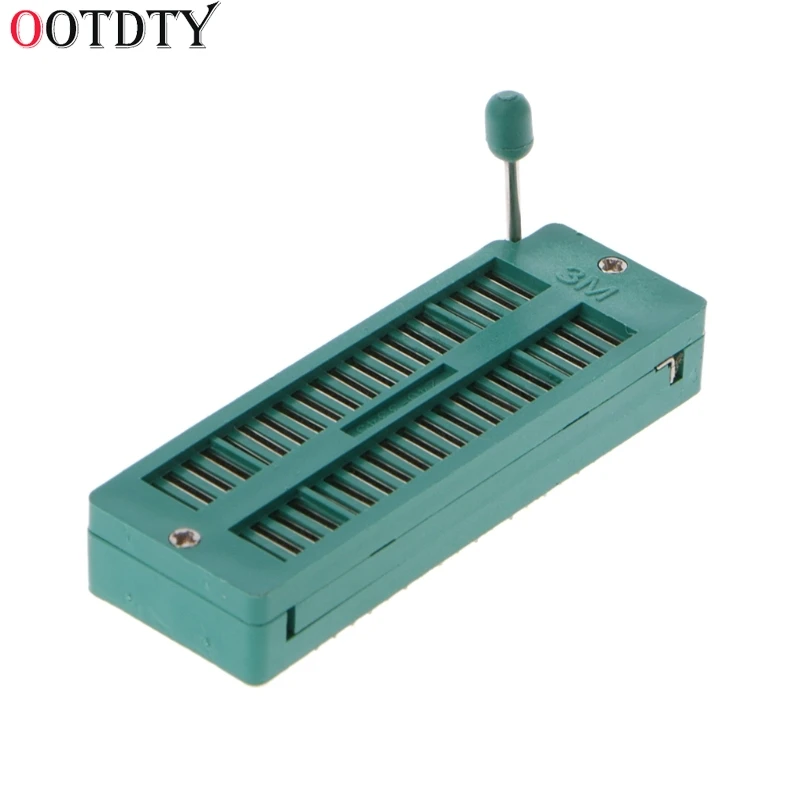OOTDTY 2018 модный 16 20 24 28 40 P Pin 2 54 мм Зеленый DIP Тест Универсальный ZIF IC Тип