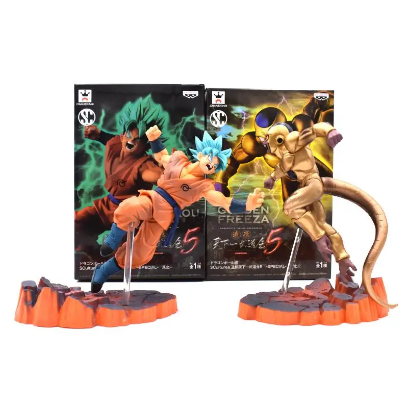 2 стиля 14 см Dragon Ball Z Супер Saiyan Сон Гоку Фриза Juguetes ПВХ фигурка Коллекционная Brinquedos модель куклы детские игрушки
