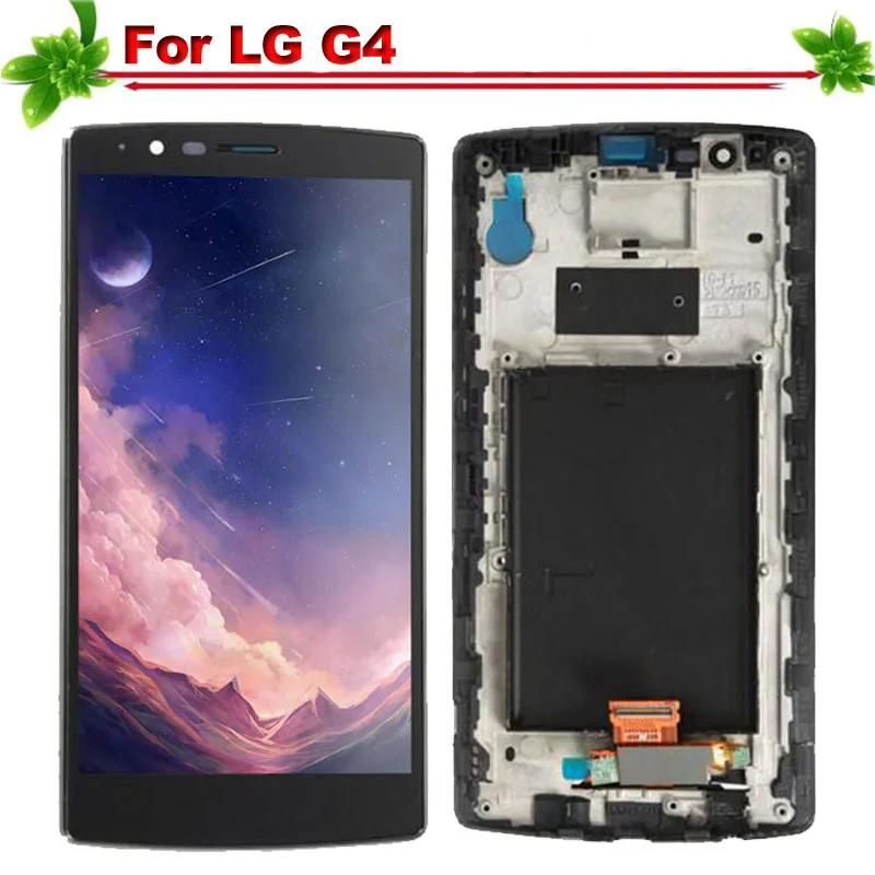 Для LG G4 ЖК-дисплей Дисплей с рамкой Сенсорный экран дигитайзер для сборки