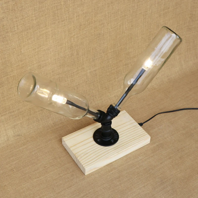 Современный Стеклянный светодиодный настольный светильник включая лампочку G4