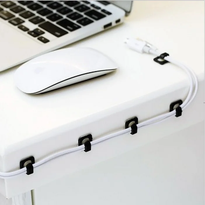 18pcs Household Organizer Wire Line Storage Desk Tidy Organiser Cord Lead USB Charger Holder Secure | Дом и сад