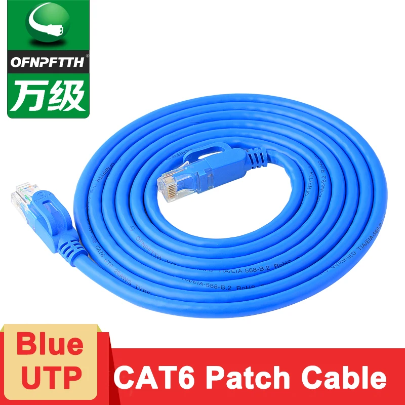 OFNPFTTH UTP Cable RJ45 8P8C Gold-plated Contact 1m CAT6 Patch | PC Hardware Cables &amp Adapters