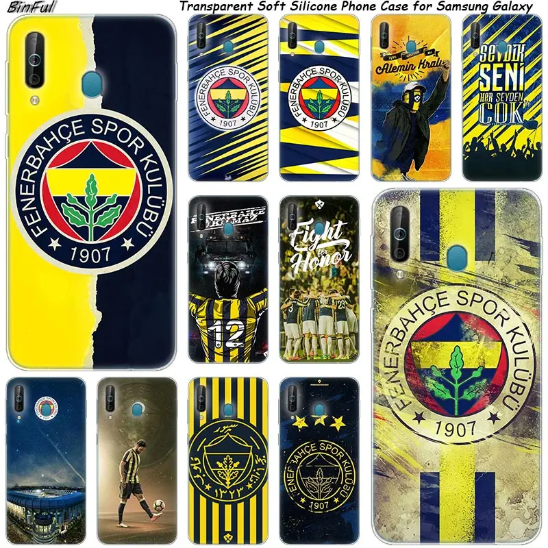 Силиконовый чехол Fenerbahce для Samsung Galaxy A80 A70 A60 A50 A40 A40S A30 A20E A2CORE M40 Note 10 Plus 9 8 5 Модный