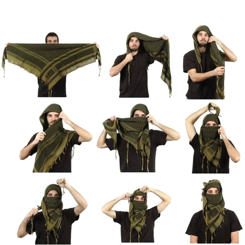 Kaffiyeh платок для женщин и мужчин толстый хлопковый смешанный уличный арабский