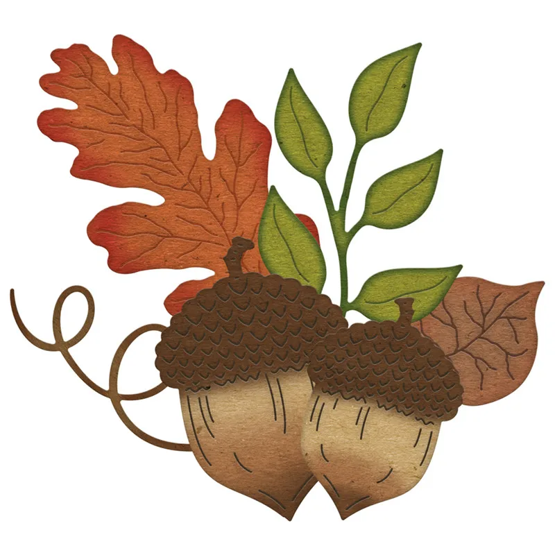 2019 металлические штампы с листьями для скрапбукинга фотоальбома бумаги | Дом и