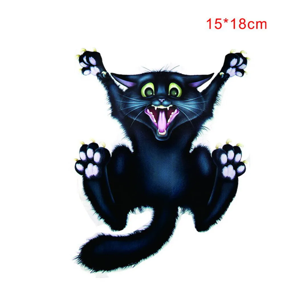 Новинка 2019 креативная Автомобильная наклейка s Black Cat на Хэллоуин автомобильная