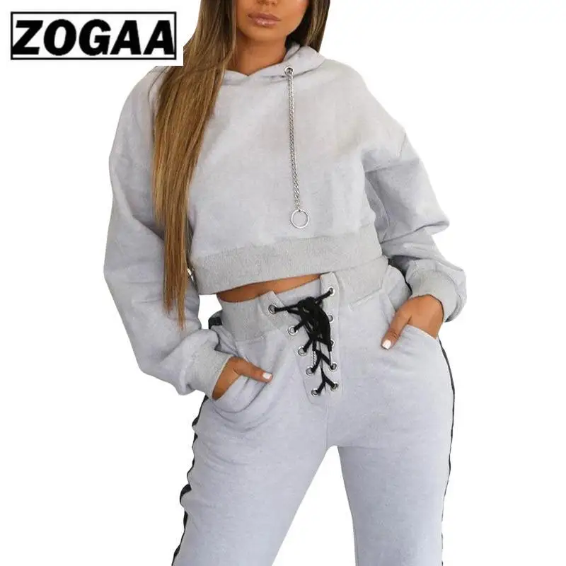 Женский спортивный костюм комплект из двух предметов толстовка с капюшоном