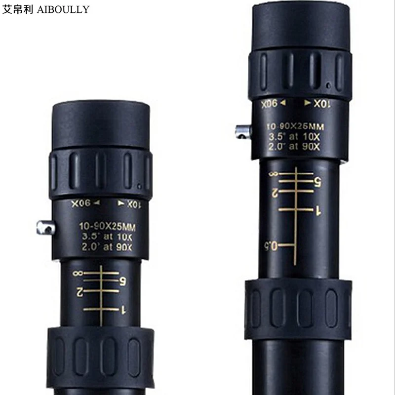 Монокулярный телескоп 10 90 раз длинная трубка растягивающаяся лупа открытый