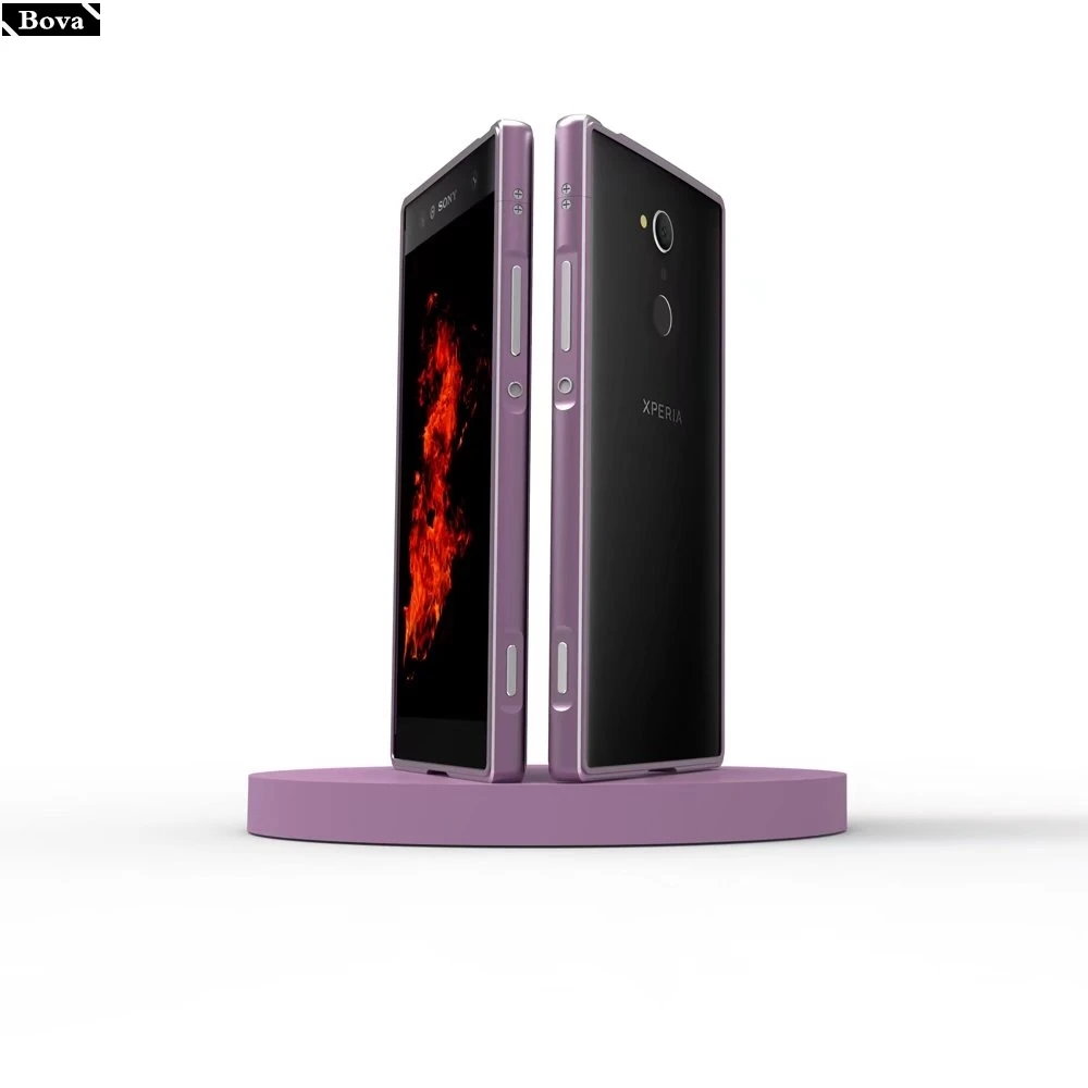 Розовый Для sony XA2 чехол роскошный ультра тонкий алюминиевый бампер чехол для sony Xperia XA2 Ultra/XA2 Защитный металлический чехол для телефона - Цвет: Розовый
