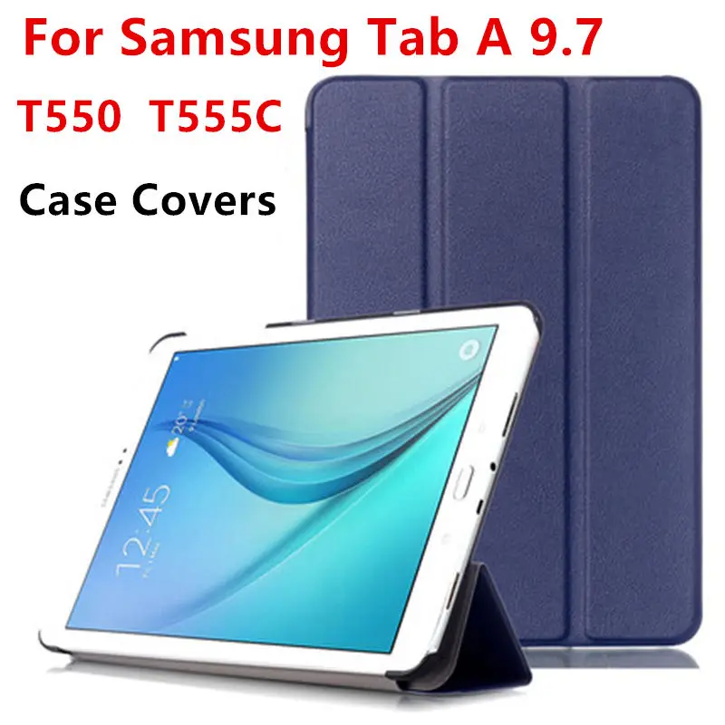 Защитный чехол для планшета Samsung Galaxy Tab A 9 7 T550 T555 P550 P555 T555C|smart cover|for samsung galaxy tabtablet case