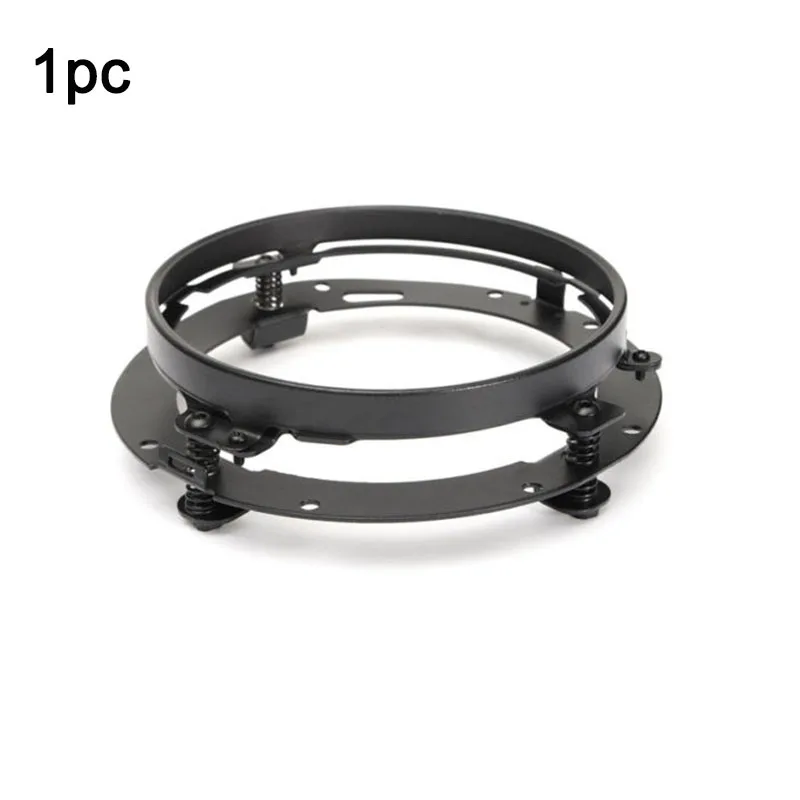1x 7 inch bracket Jvial 7 дюймов 80 Вт DOT SAE E9 мотоциклетные фары и 7 дюймов корпус фары кронштейны для harley men davi dson - Цвет: 1x 7 inch bracket