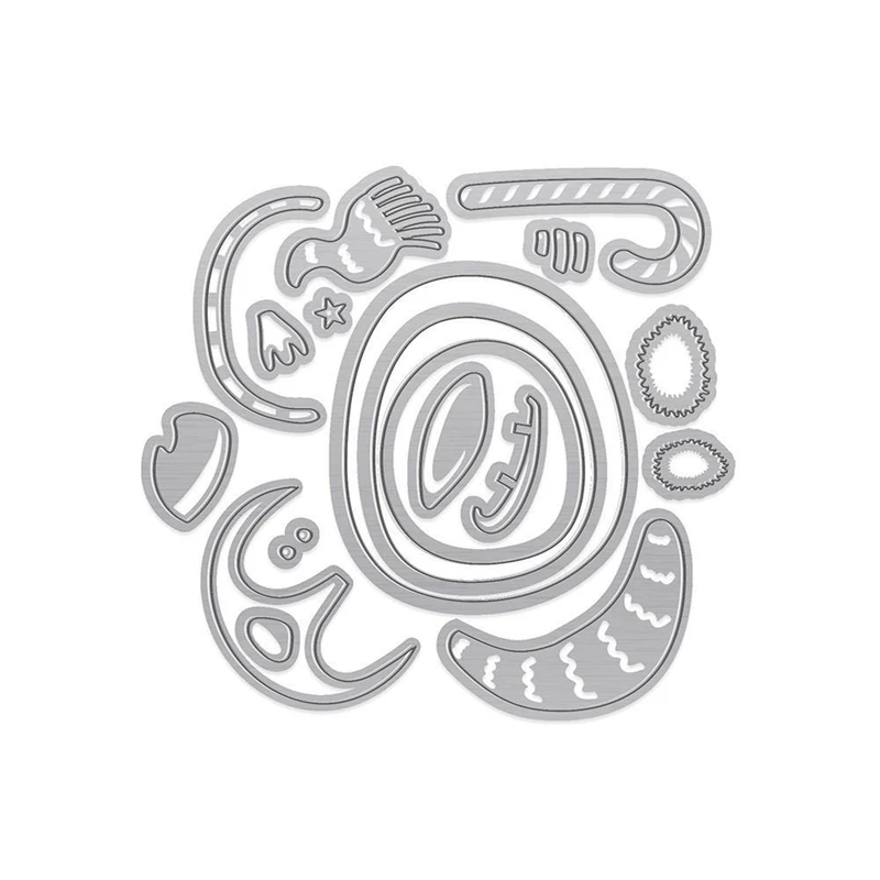 Милый пингвин шарф металлический трафарет Трафареты для DIY Скрапбукинг