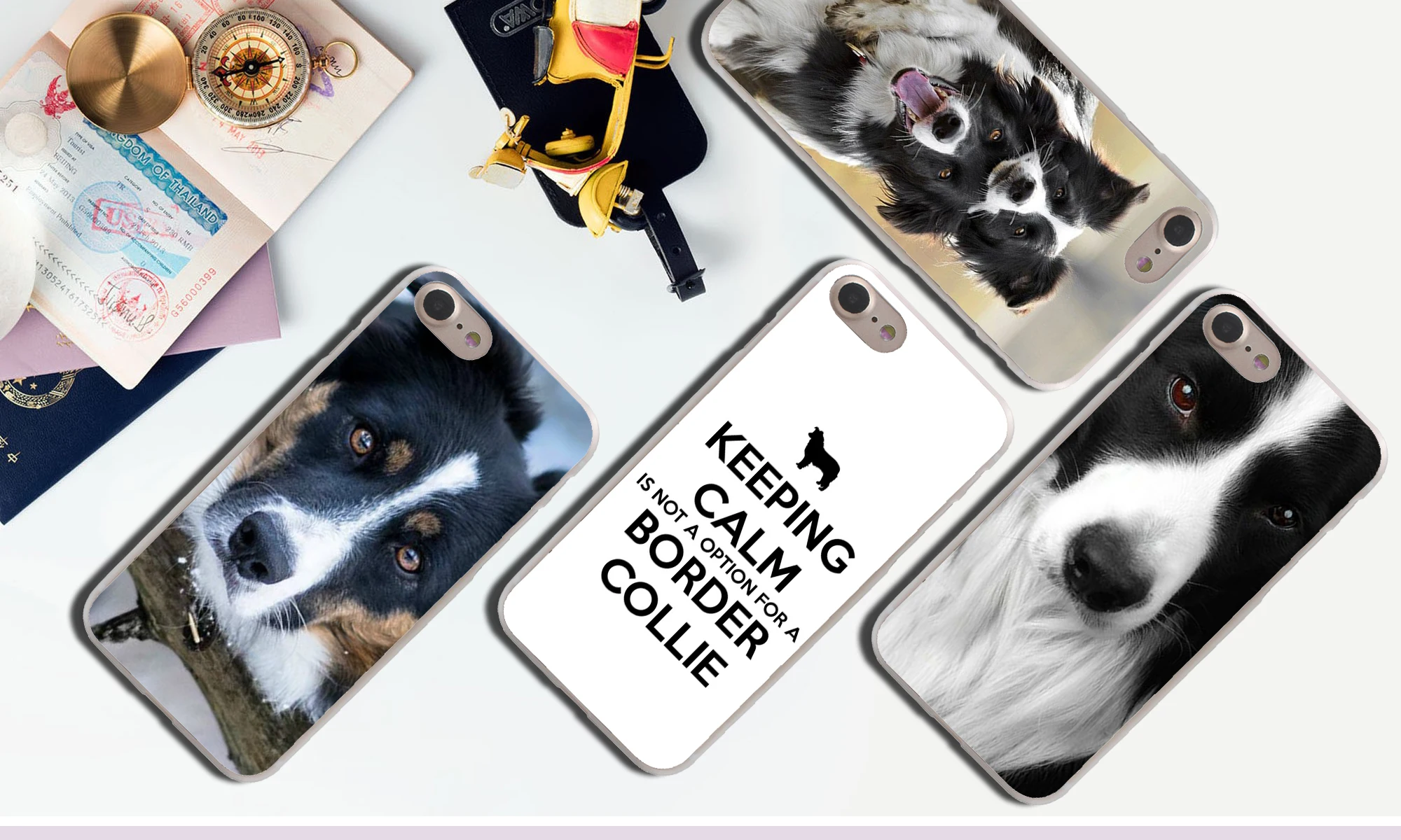 Жесткий чехол для телефона Lavaza Border Collie с милой собачкой для iPhone XR X 11 Pro XS Max 7 8 6 6S 5 5S SE 4S 4 10