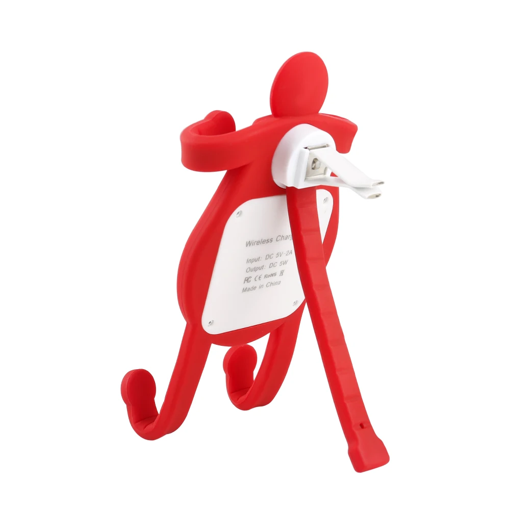 Мультяшное многофункциональное автомобильное зарядное устройство QI