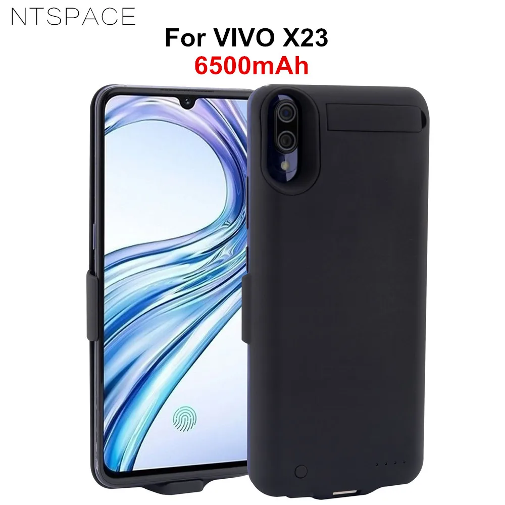 

NTSPACE Portable Powerbank Case For VIVO X23 Battery Case 6500mAh External Battery Charging Power Bank Cases Coque Fundas