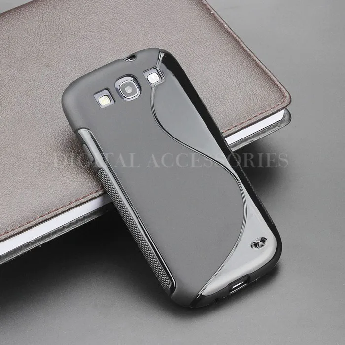 8 цветов S Line гелевый ТПУ тонкий мягкий Противоскользящий чехол-накладка для Samsung