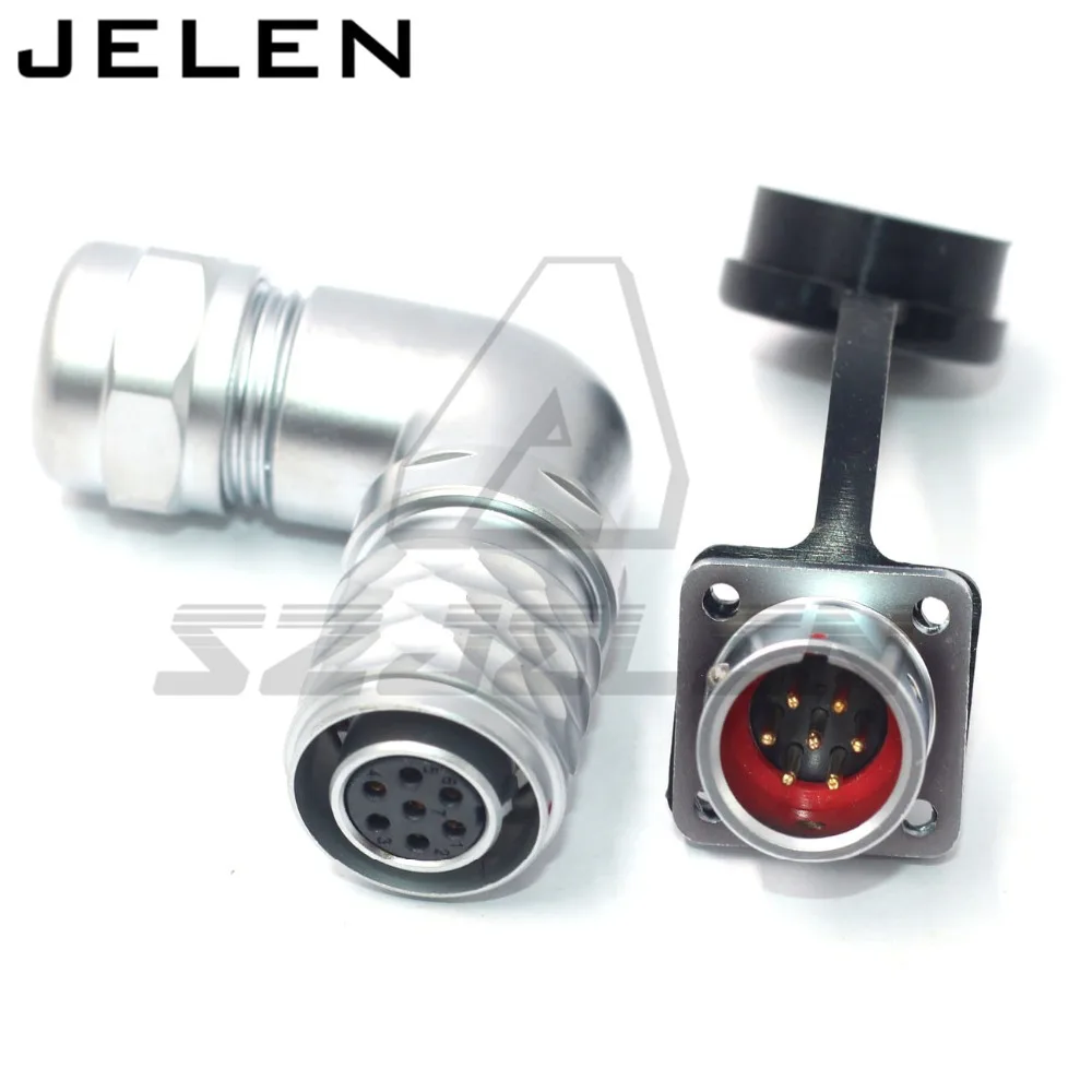 SF1214S/SF1312P разъем WEIPU, 7pin штекер (Гнездовой) и розетка (папа), 7pin кабель для передачи данных для электрического велосипеда, водонепроницаемый разъем ip67