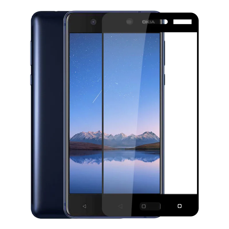 Взрывозащищенное Закаленное стекло для Nokia 5 Жесткая Защитная стеклянная пленка
