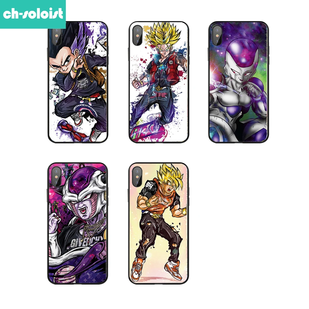 Dragon ball серии ТПУ силиконовый чехол для iPhone XS MAX XR 5 6 7 S плюс защитить резиновая 8