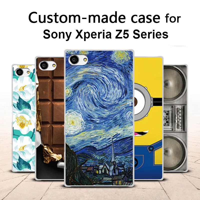 Для Sony Xperia Z5 Compact Mini чехол 3D мультфильм на заказ окрашены задняя крышка для z5compact