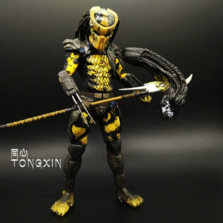 NECA AVP Aliens vs. Predator серия Young Blood/Elder Predator Охотник на змею фигурка игрушки 18 см