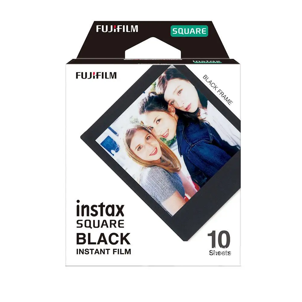 Для Fujifilm Instax квадратная пленка белый/черный Мини край фотобумага для Instax SQ10 SQ6 SQ20 мгновенная камера поделиться SP-3 принтер