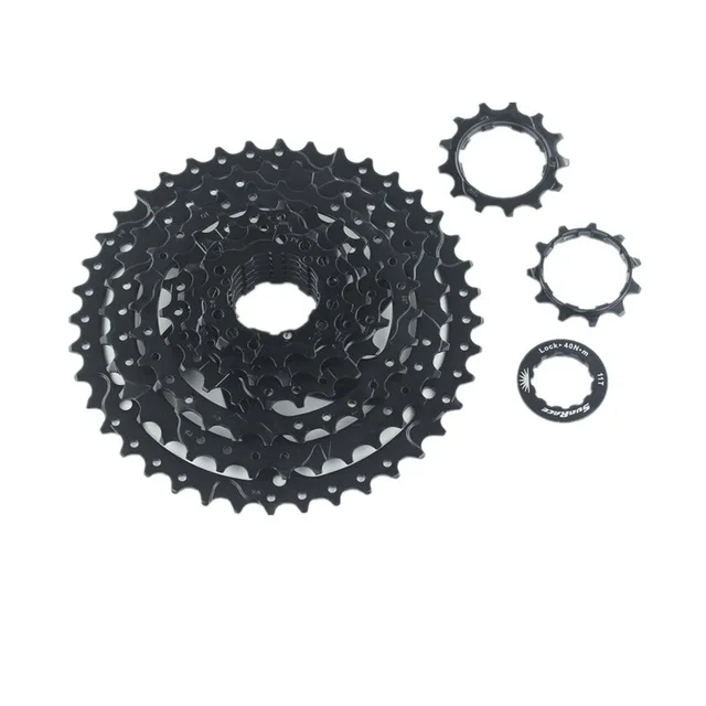 Black Sunracing CSM680 8 speed 11-40 T черная/Серебристая велосипедная кассета fit Shimano SRAM переходник маховика для GS SGS Derailleur - Цвет: Black
