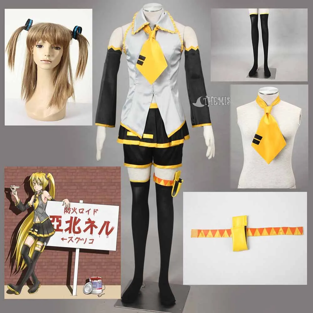 Athemis Akita Neru/костюм для костюмированной вечеринки платье девочек с Аниме Vocaloid II