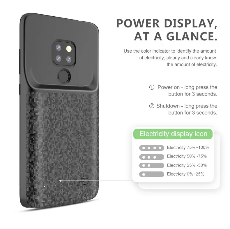 Чехол для зарядного устройства для huawei mate 20, чехол для зарядки для huawei mate 20 Pro power Bank для huawei mate 20 Lite
