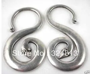 

Handmade miao silver Snake earring #2009