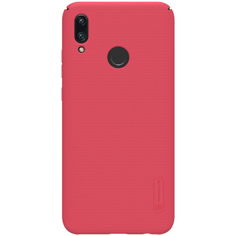 Red Чехол для huawei P Smart, чехол для huawei P Smart, супер матовый защитный чехол Nillkin, чехол - Цвет: Red