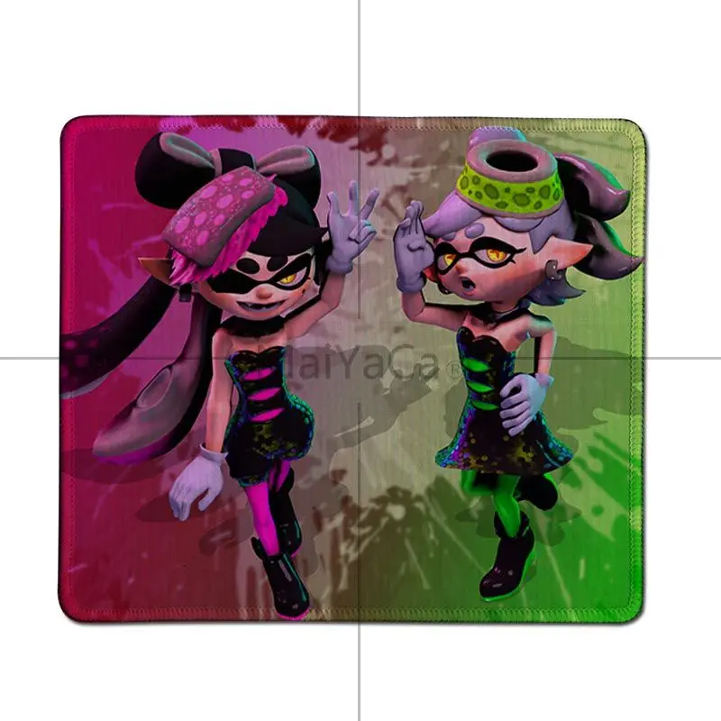 Lock Edge 25x29cm MaiYaCa Печатный Splatoon 2 клавиатуры резиновый коврик игровой коврик для мыши Настольный резиновый коврик и гладкий Стильный коврик для мыши 30X80 30X90 см - Цвет: Lock Edge 25x29cm