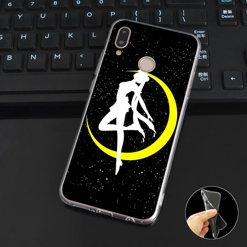 DREAMFOX L350 Sailor Moon Soft TPU Silicone Case Cover For Huawei Honor 6A 6C 7X 9 10 P20 Lite Pro P Smart |