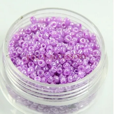 Бесплатная доставка оптовая продажа 450 г жемчужные мини-бусины фиолетовые бусины