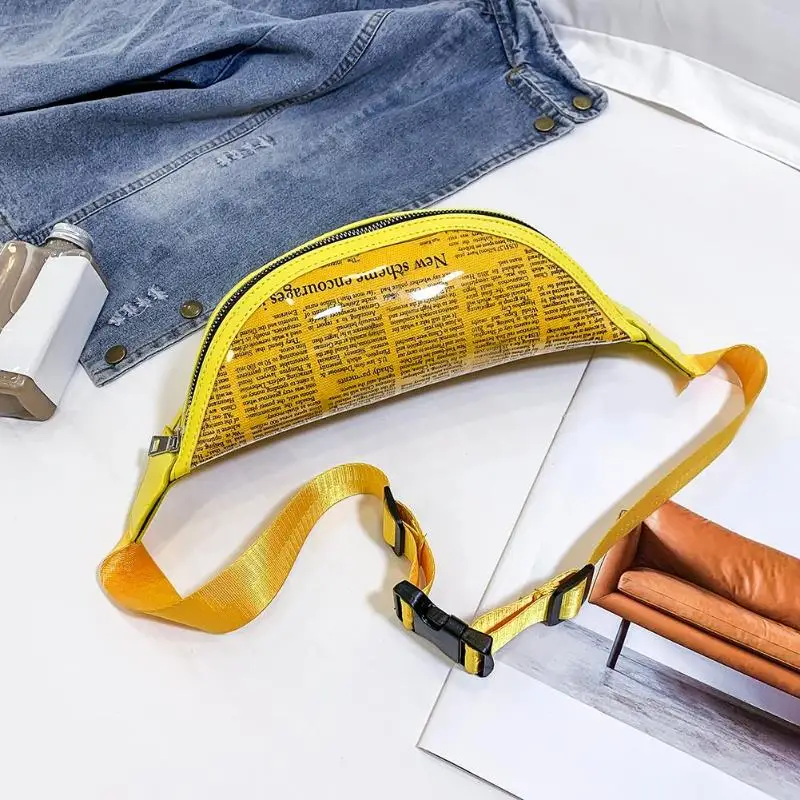 Спортивные поясные сумки с принтом газет для женщин, сумки на ремне, сумки на ремне, маленькие нагрудные сумки, женские сумки