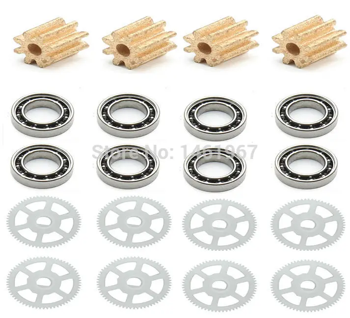 

WLtoys Q222 Q222G Spare Parts V686 Quadcopter main gear Bearing and motor gear