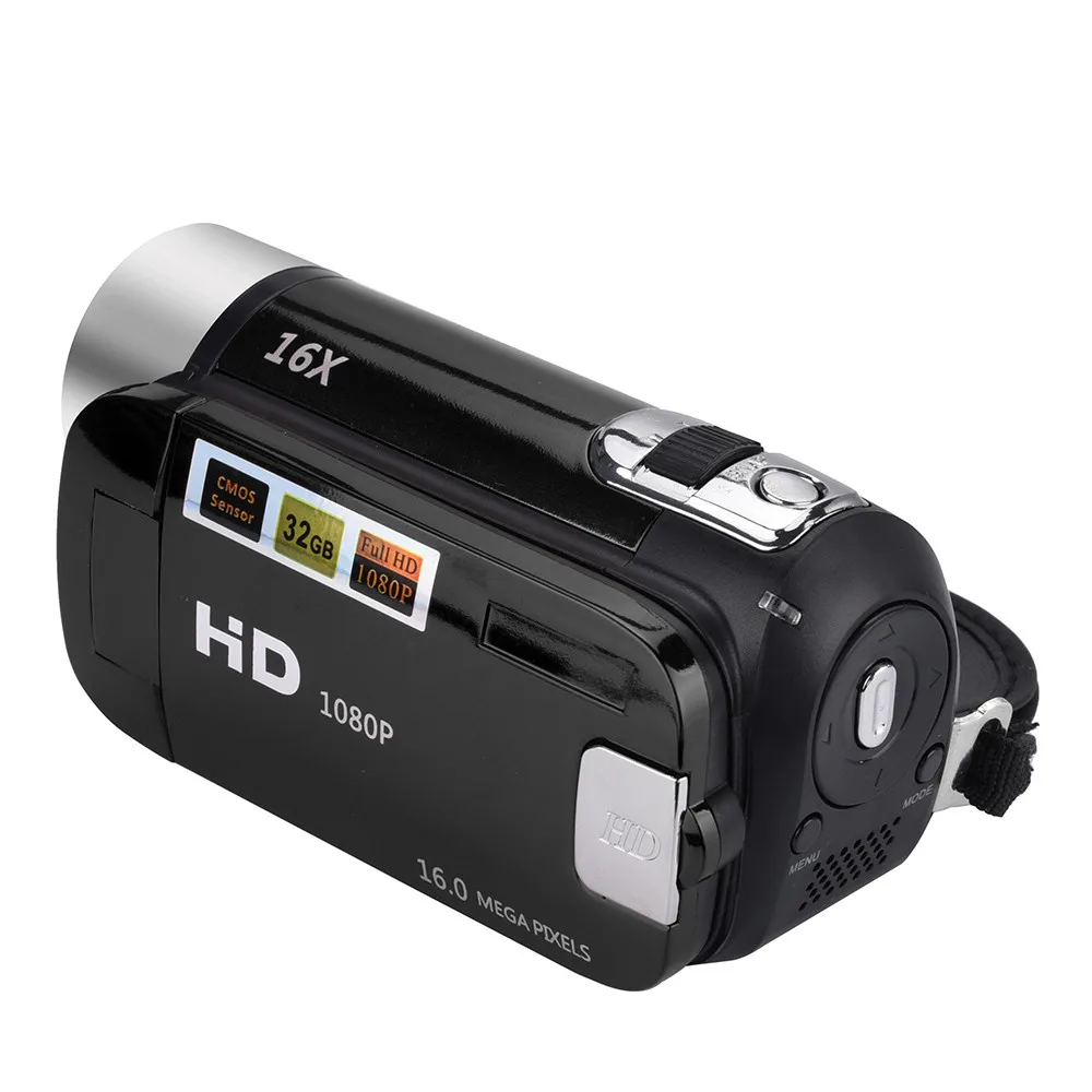 Портативная цифровая мини видеокамера 2 7 дюйма с TFT ЖК экраном HD 720P 16 кратный зум