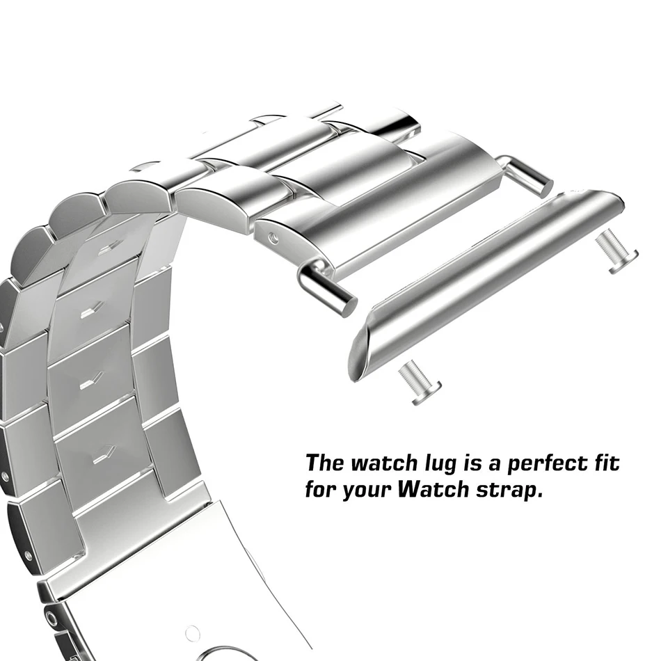 Соединительные застежки FOHUAS для ремешка Apple Watch сменный металлический