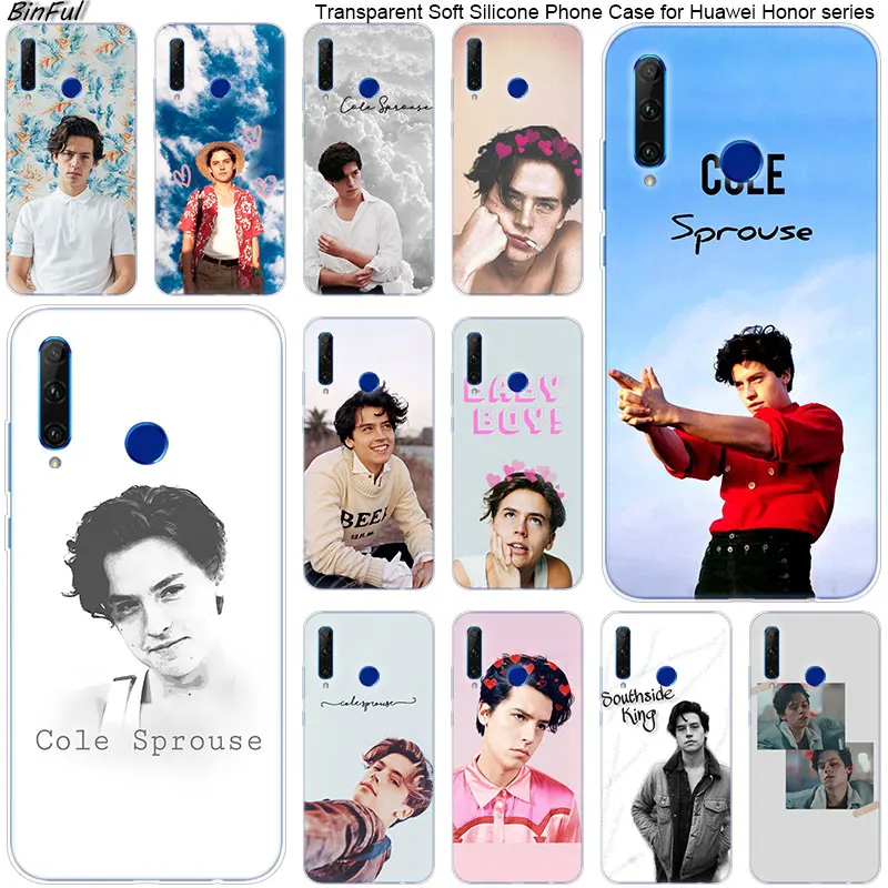 Мягкий силиконовый чехол для телефона Cole Sprouse Модный Huawei Honor 20 20i 10 9 8 Lite 8X 8C 8A 8S 7S 7A