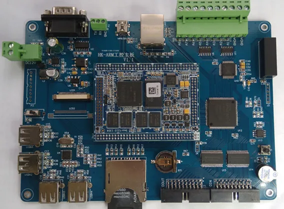 Промышленное устройство сбора данных Embedded ARM WINCE6.0 8AD синхронный 16-битный