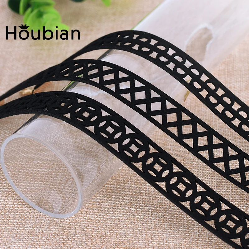 Женское Ожерелье-чокер 8 шт./компл. в полоску черное длинное корейское бархатное