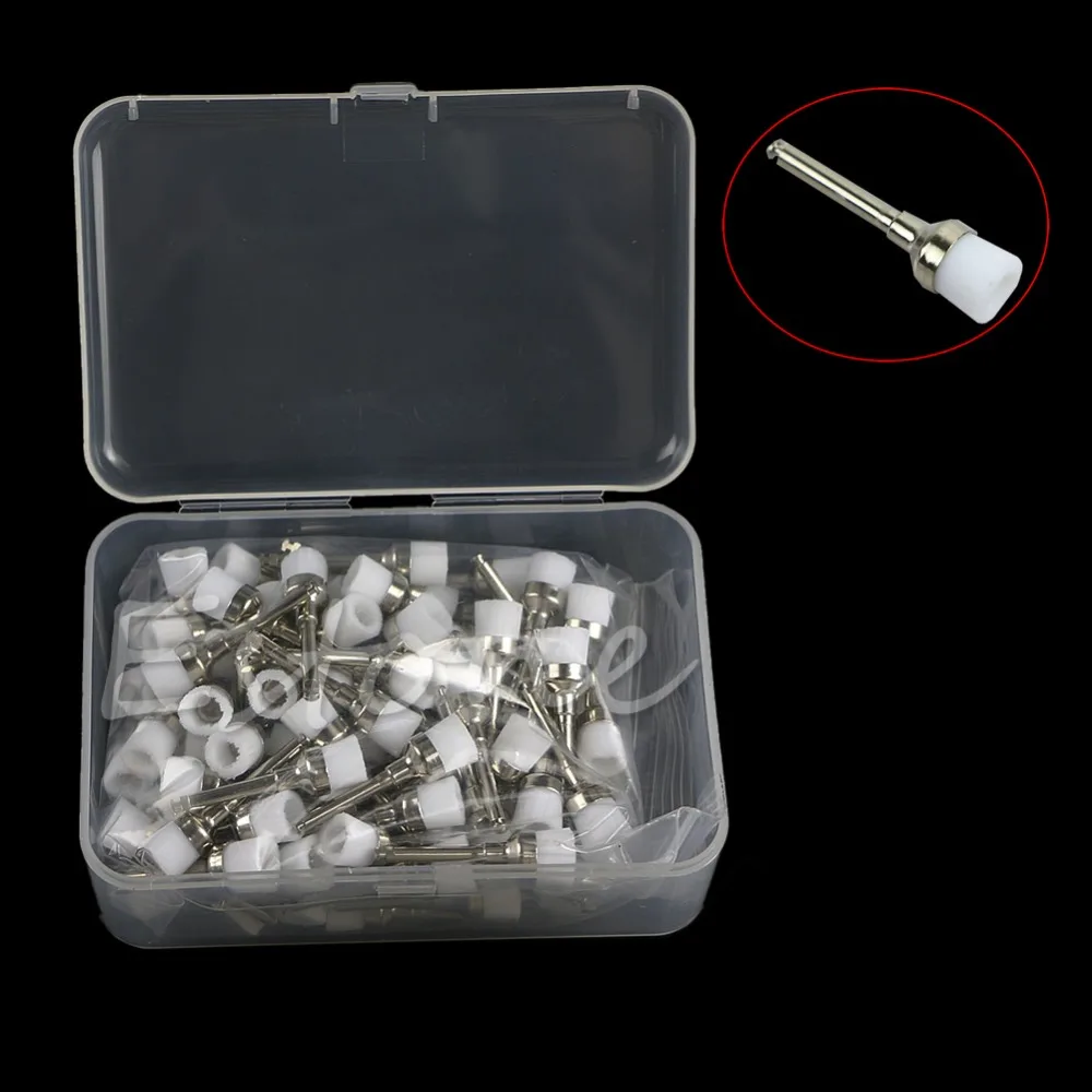 100 шт./компл. зубные щётки для пророчества Тип защелки нейлоновая чашка щетки |