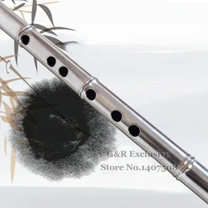 Китайская флейта из нержавеющей стали Xiao традиционный профессиональный