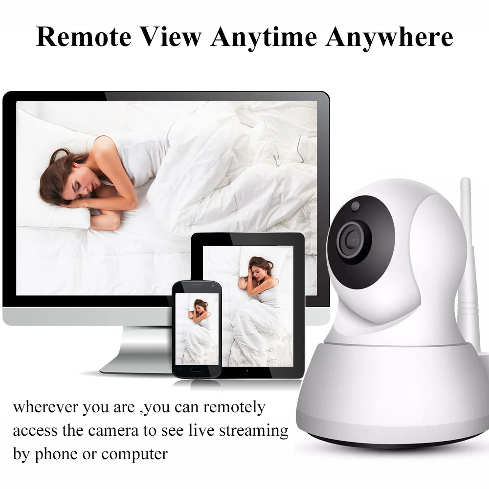 720P HD IP Camera Mini Wireless Indoor Wifi CCTV Video Surveillance Two Way Audio Night Vision Home Baby Monitor | Безопасность и