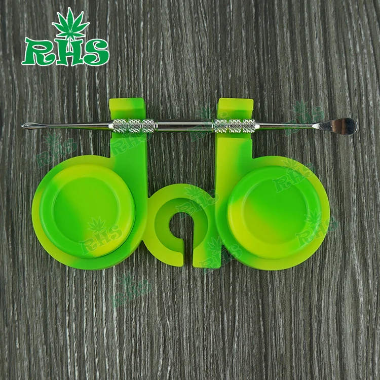 Силиконовые антипригарные концентрированные контейнеры 2 в 1 10 мл моющийся и