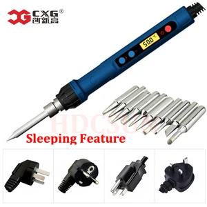 2019 Новый CXG 110V220V EUUS D60WD90W с функцией сна паяльник ЖК-цифровой с новой технологией нагревателя