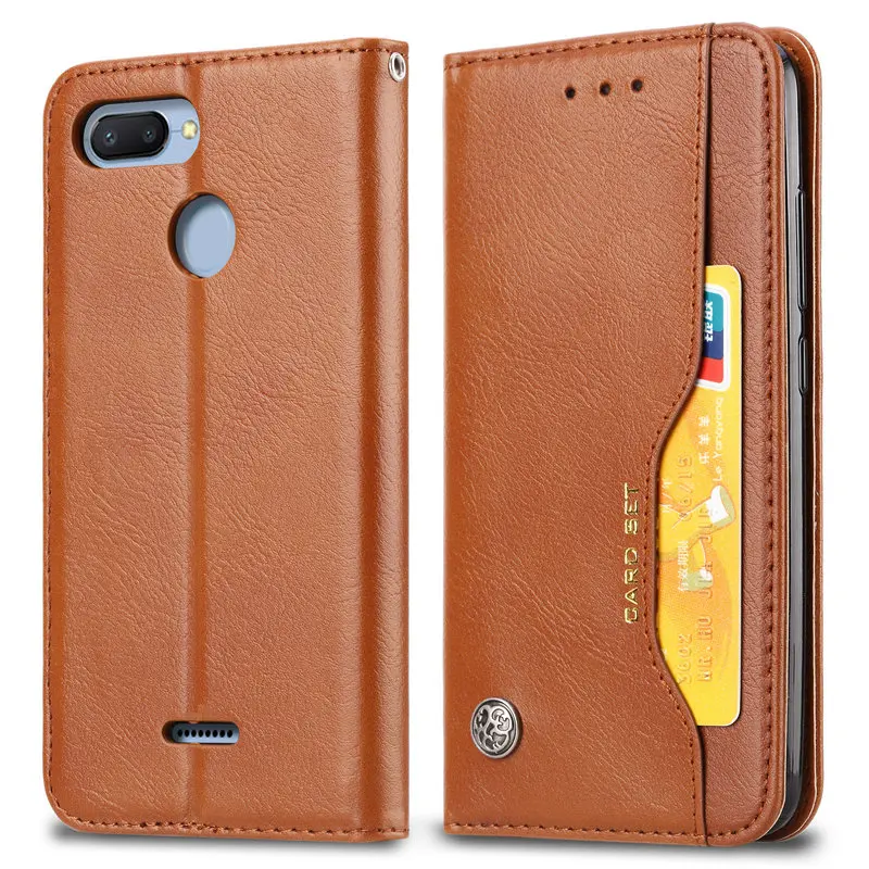 Чехол для Xiaomi Redmi6, чехол для Xiaomi Redmi 6A, чехол s, откидная крышка, кошелек, кожаный Ретро Чехол для Xiaomi Redmi 6 Pro, чехол A6 6 A 6Pro