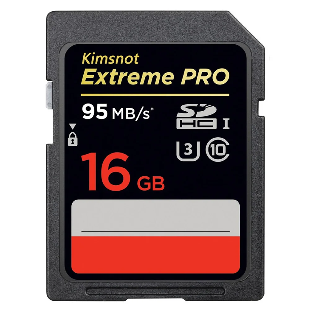 Kimsnot Extreme Pro SD карты Class10 слот для карт памяти 16 Гб оперативной памяти, 32 Гб встроенной памяти, 64 ГБ 128 ГБ 256 ГБ SDHC карта SDXC флэш карты 95 МБ/с. C10 высокое Скорость 633x UHS-I