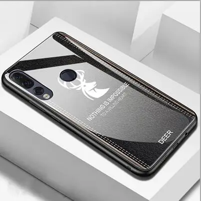 Бежевый Корпус для lenovo Z6 Pro закаленное стекло мягкий силиконовый олень трава твердая задняя крышка оболочка для lenovo Z 6 Pro Чехлы Funda Z6Pro - Цвет: Бежевый