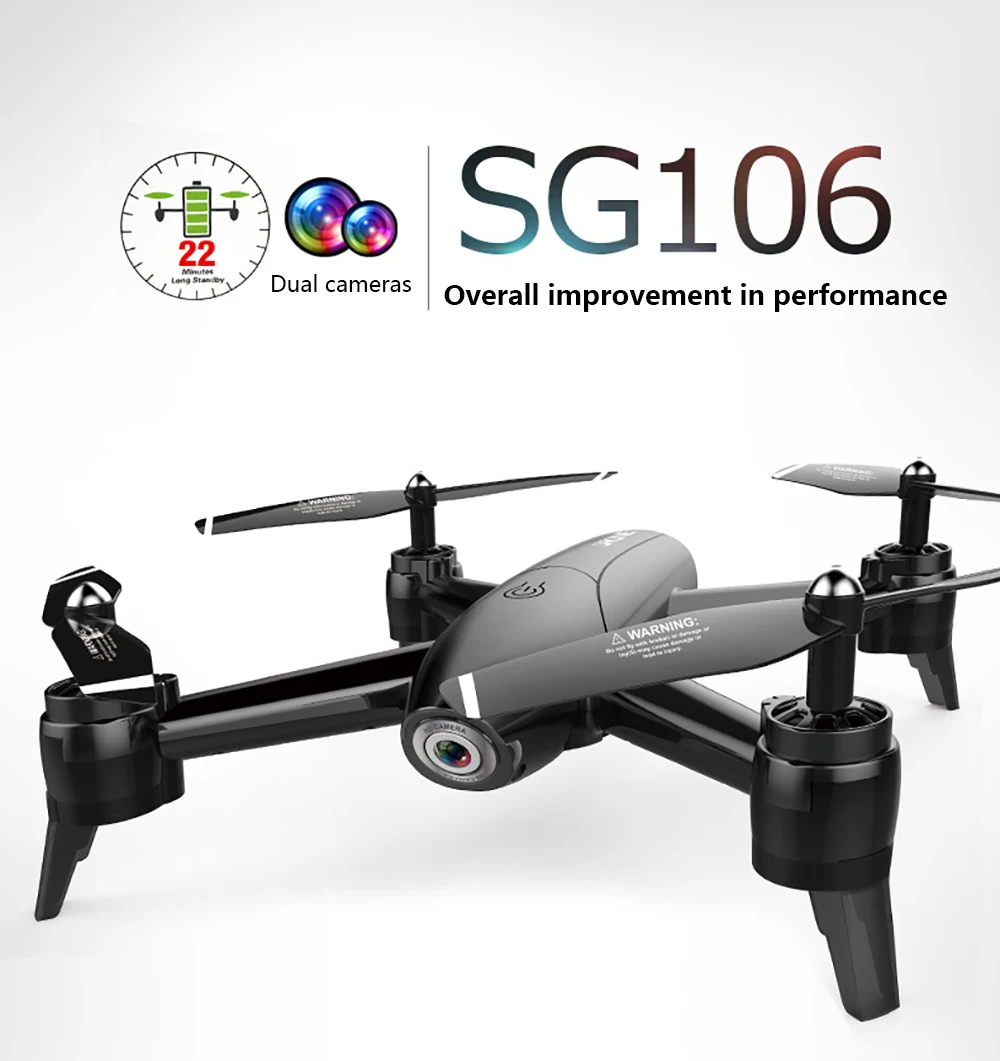 SG106 WiFi FPV RC Drone 4K камера оптический поток 1080P HD Двойная камера антенна видео RC Квадрокоптер самолет Квадрокоптер игрушки малыш вертолет на радиоуправлении квадракоптер с камероймини квадрокоптер